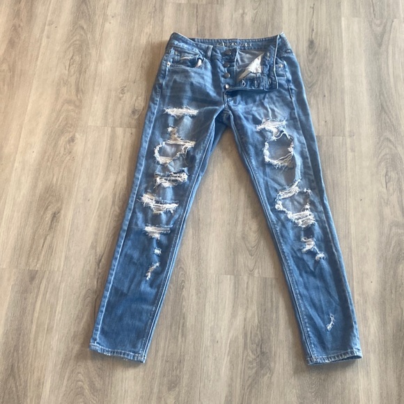 American Eagle Tom Girl jeans size 2